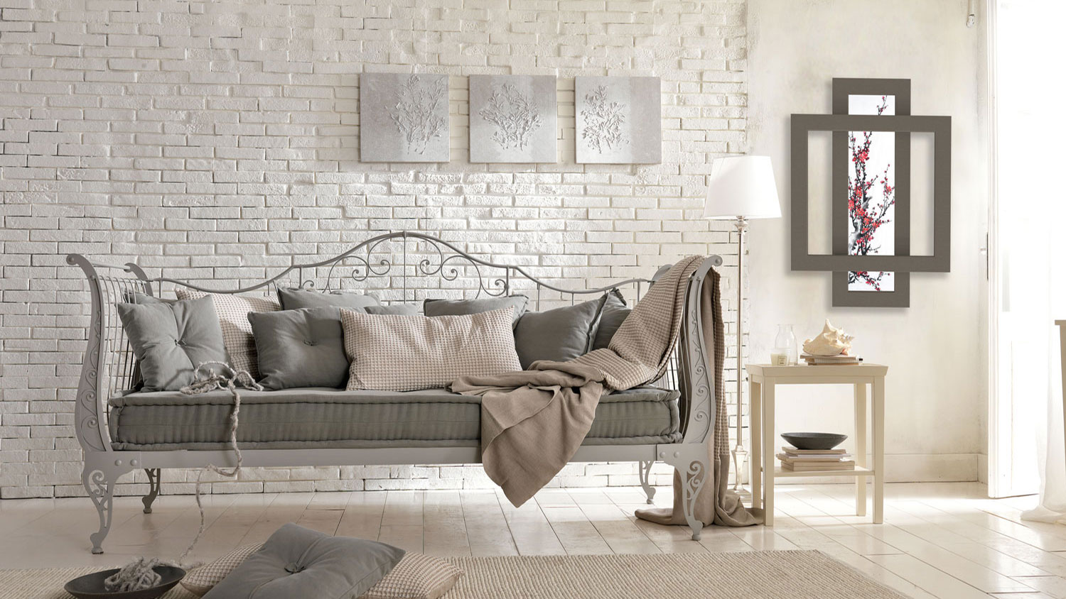 Radiateur Radox intégré dans un intérieur contemporain